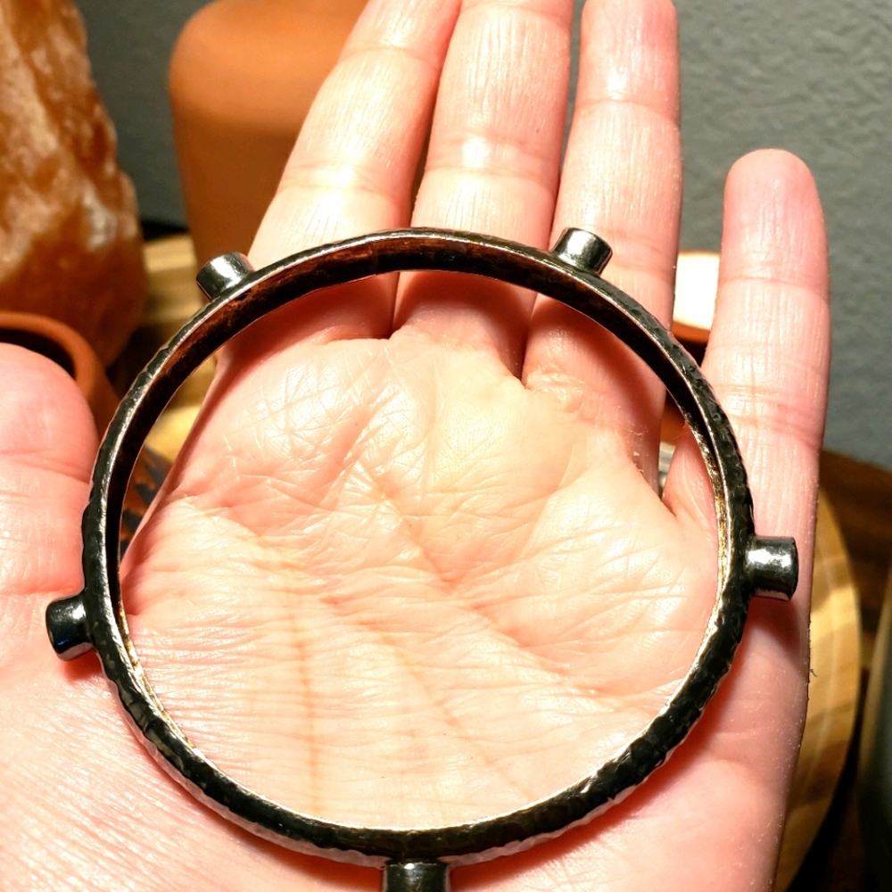 Sterling Silver Turquoise Bangle - image 4